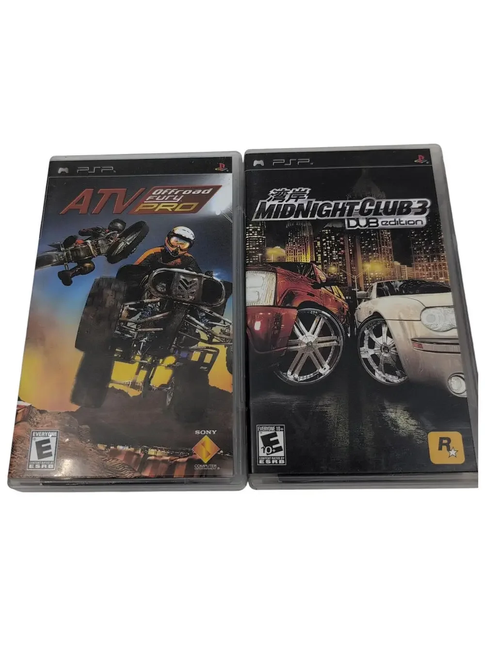 Sony PSP Game Lot 3x ATV Offroad Fury Pro Midnight Club 3 Burnout Dominator